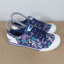 Rocket Dog Floral Trainers Shoes Multi Coloured Sneakers UK Size 5 Used 