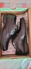 Memphis One Boys Black Leather Formal Shoes Size UK3 New In Box From Deichmann