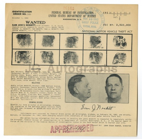 Wanted notice sam jones - wanted,