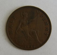 1936 - GEORGE V - HALF PENNY