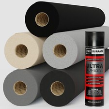 CAMPER VAN LINING CARPET 4 WAY STRETCH FOR VW T5 T5.1 TRANSPORTER CADDY GLUE