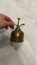 Vintage Brass Thumb Pump Oil Can 