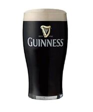 Personalised One Pint Guinness Beer Glass with Gold Harp Design, Engraved Gift