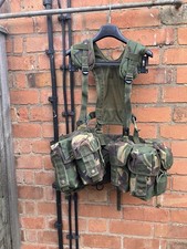 British Army DPM Webbing Full Set With 8 Pouches Genuine Surplus Used Decent
