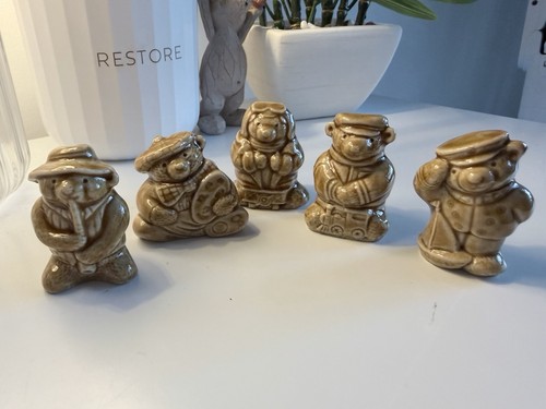 Ceramic bear figurines from