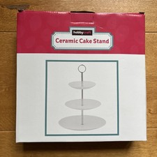 Hobbycraft Wedding/Party/Afternoon Tea Three Tier Ceramic Cake Stand