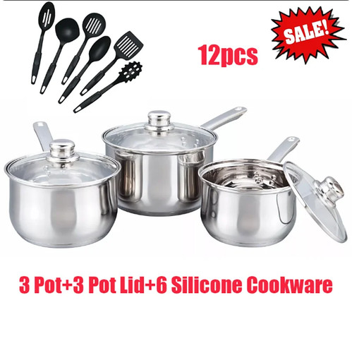 Saucepan set steel - saucepan, 3