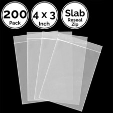 200 Pack 4 x 3 Inch Slab Coin