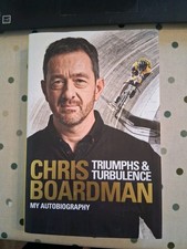 CHRIS BOARDMAN. SIGNED. AUTOBIOGRAPHY.  CYCLING.