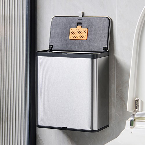 Trash can square design - 8l,