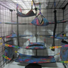17 pc Sugar Glider Cage Set -