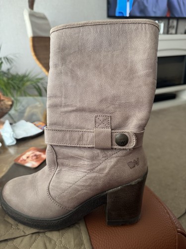 Women faux leather boots - faux,