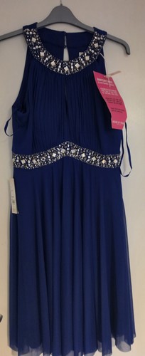Eliza royal blue halter - j,