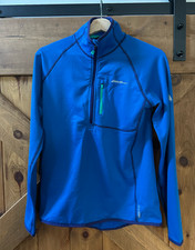 NEW Eddie Bauer Women's First Ascent Blue Small Fleece 1/2 Zip Pullover