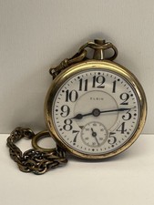 ELGIN FATHER TIME POCKET WATCH