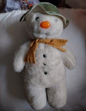Vintage The Snowman Plush Toy Raymond Briggs 1985 Golden Bear Original 