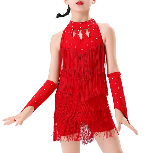 Girls halter tassel dance - girls,