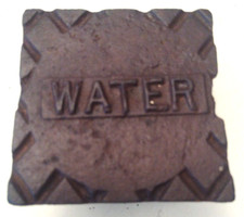 ANTIQUE "WATER" CAST IRON