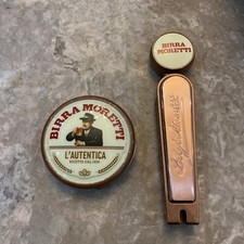 BIRRA MORETTI Round Bar Badge