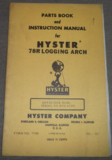HYSTER 78R LOGGING ARCH PARTS