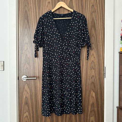 Next navy red white polka - red,
