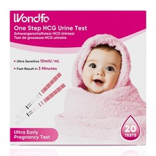 Wondfo Pregnancy Test Strips Early Detection Pregnancy Test 10 MIU Sensitivity