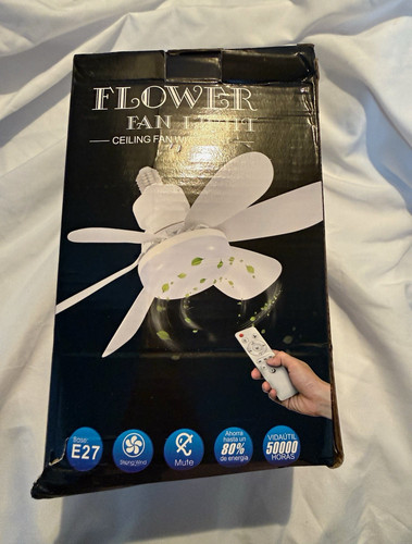 Flower ceiling fan - flower, e27