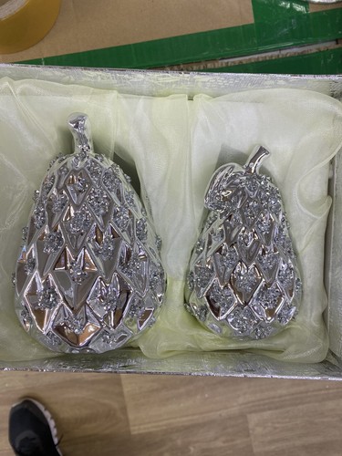 Set silver pear - silver,
