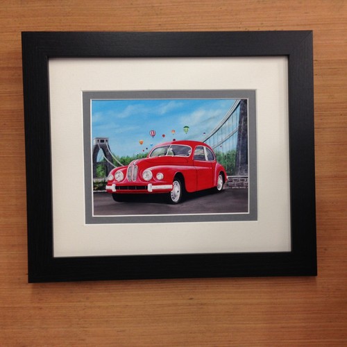 Bristol 401 framed print - bristol,