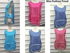 Women Ladies Polka Dot Tabard