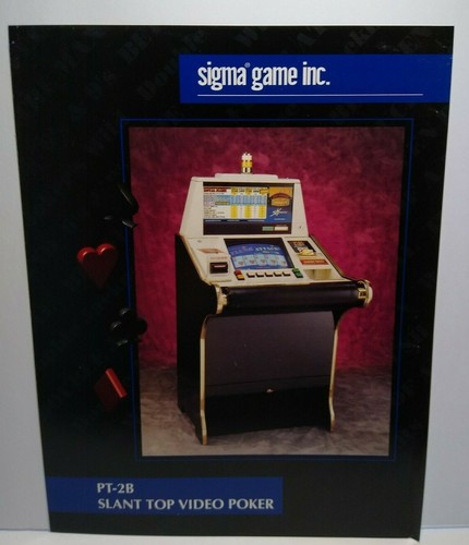 Sigma slot machine flyer - slot,