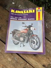 KAWASAKI KZ750 & Z750 Air Cooled Fours 80 to 88 SERVICE REPAIR MANUAL BY HAYNES