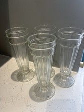 Knickerbocker Glory Sundae Glasses x4 Tall High Glass 