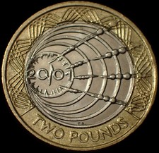 UK 2 Pounds 2001 Elizabeth II