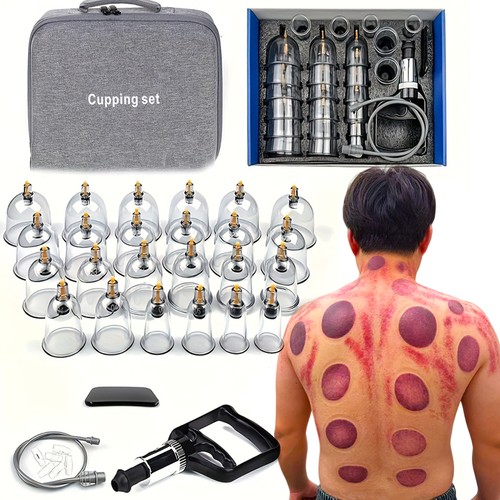 24pcs vacuum cupping set - cupping,