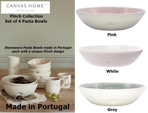 Pasta bowls pinch by canvas - -,