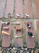 12 Britains Farm Animals/farmer/animal Pen