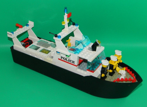 Lego boat police - lego, patrol