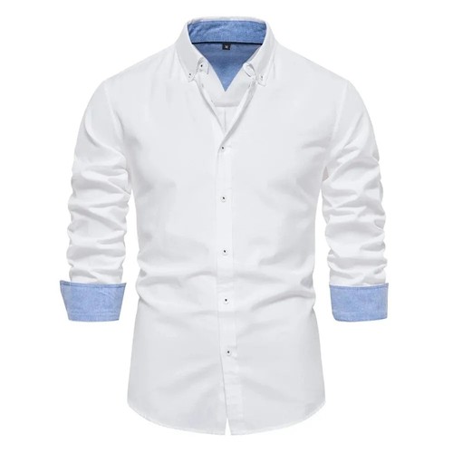 Men oxford shirt slim - oxford, fit