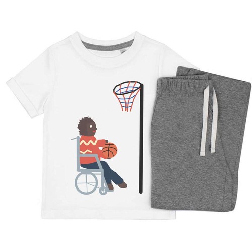 Wheelchair netball kids - 'wheelchair, netball'