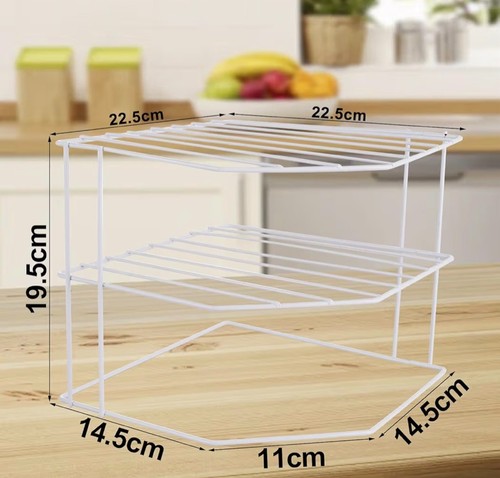 Tier corner plate - tier, wire