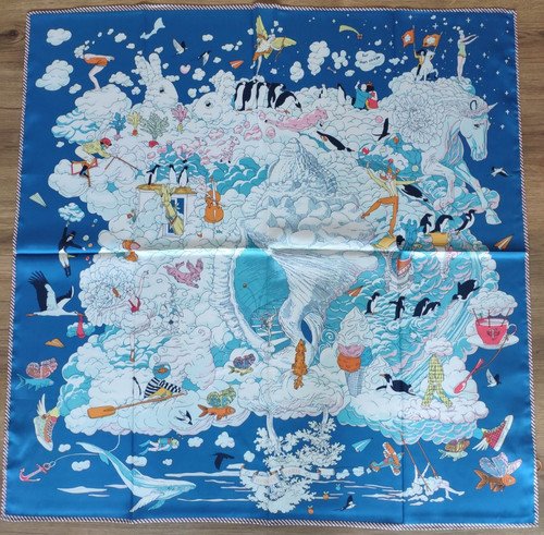 Hermes silk scarf women - hermes,