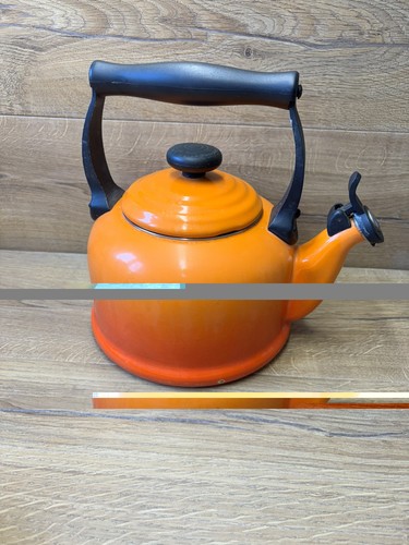 Lecruset vintage orange enamel - lecruset,