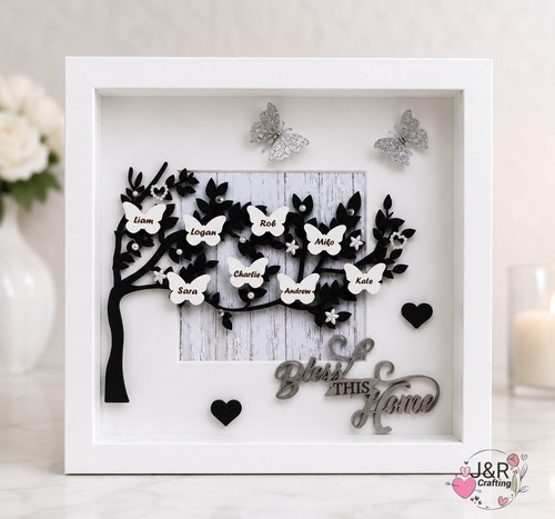 Personalised family tree frame - personalised,