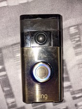 Ring Video Bronze Doorbell 1st Generation Battery Built-In Spares or Repairs