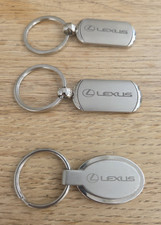 3 OEM GENUINE LEXUS CARS MAIN DEALER KEYRINGS