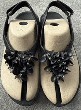 Fitflop Boogaloo Back-strap Black   - Size U3 - Worn Once