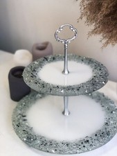 Ceramic Cake Stand 2 Tier Tea