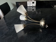 Brass & Glass Ceiling Light