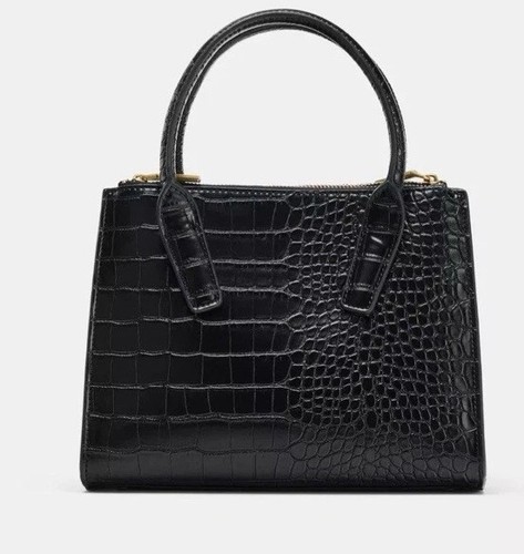 Zara womens croc embossed - zara,